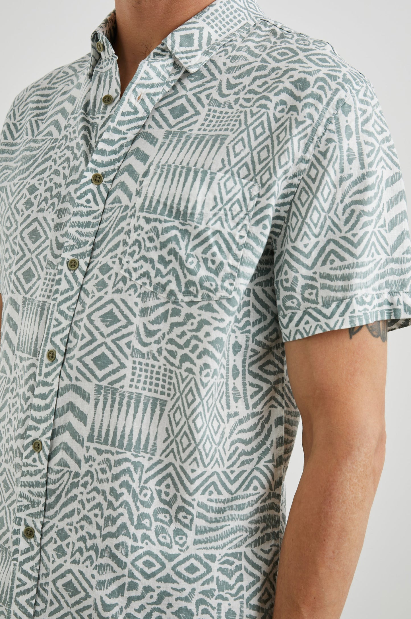 Carson Shirt, Bambu Block Kalamata