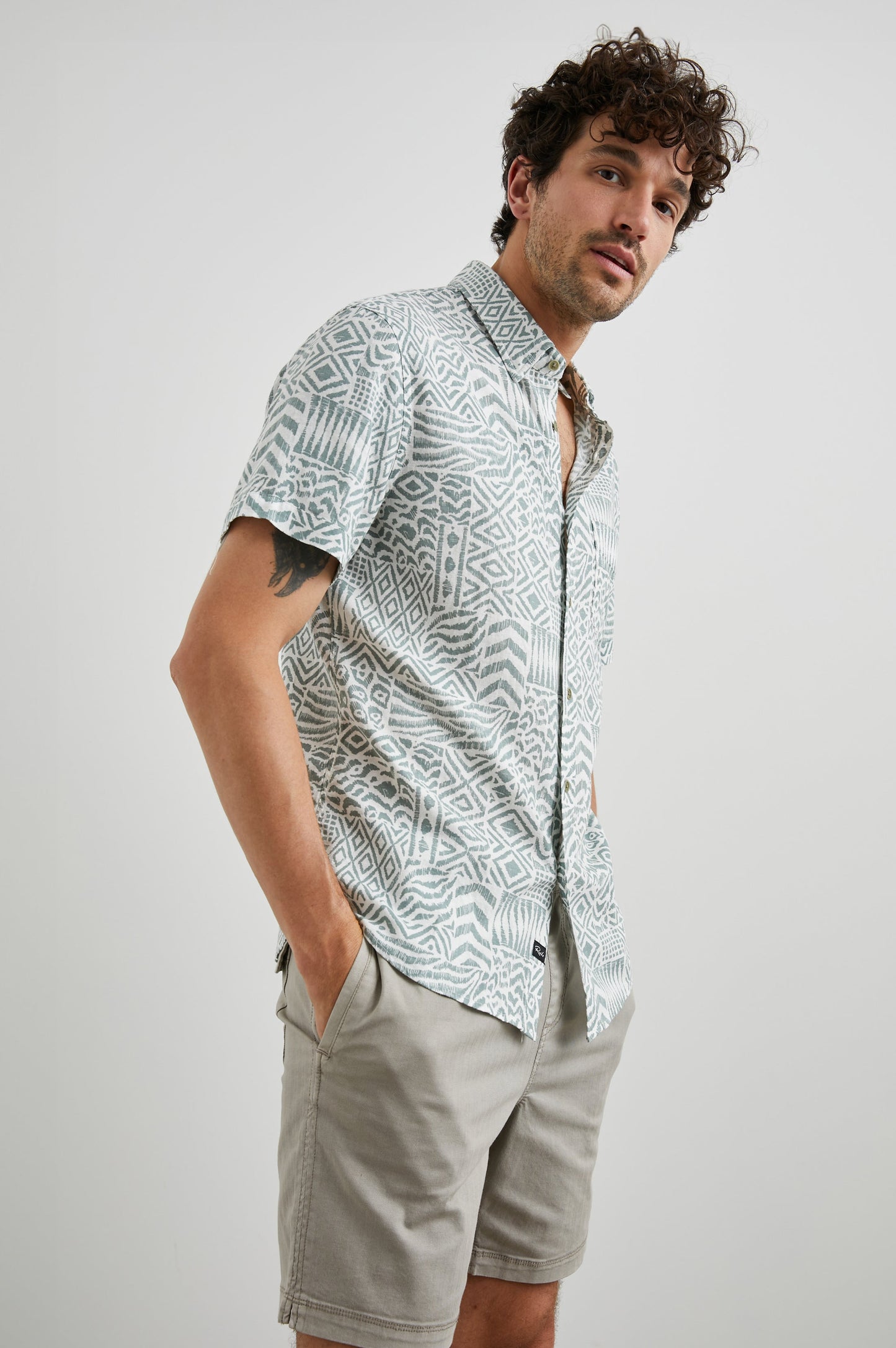 Carson Shirt, Bambu Block Kalamata