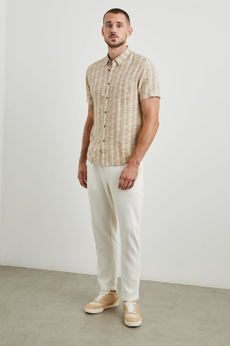 Rails Mens - Carson Shirt - Cherub Spring Ochre