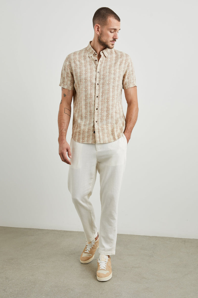 Rails Mens - Carson Shirt - Cherub Spring Ochre