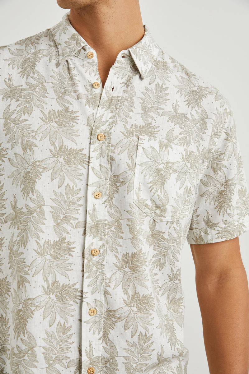 Rails Mens - Carson Shirt - Dotted Fronds Seneca