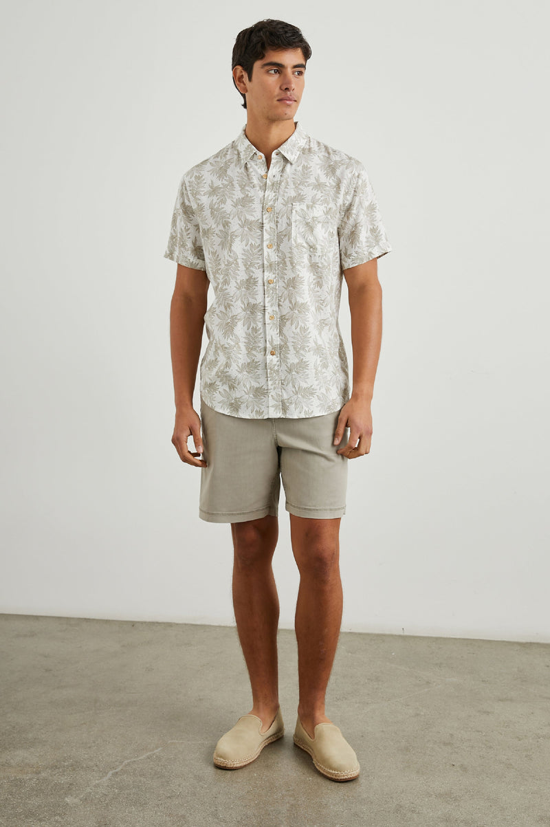 Rails Mens - Carson Shirt - Dotted Fronds Seneca