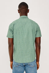 Rails Men's - Carson Shirt - Wavy Batik Aqua