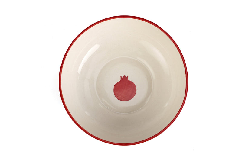 Indian Anaar Bowl, Red - 2.5x7 Inches  (Set of 4)