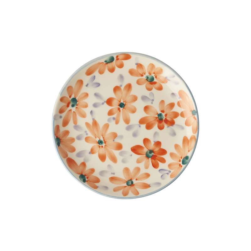 Hand-Painted Cake Plate