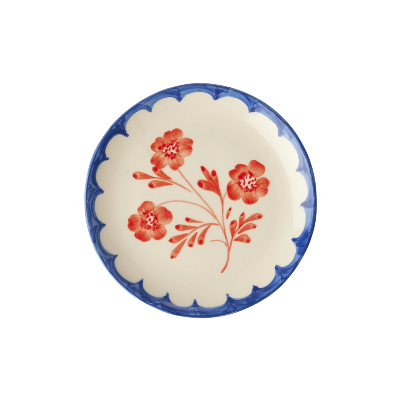 Hand-Painted Cake Plate