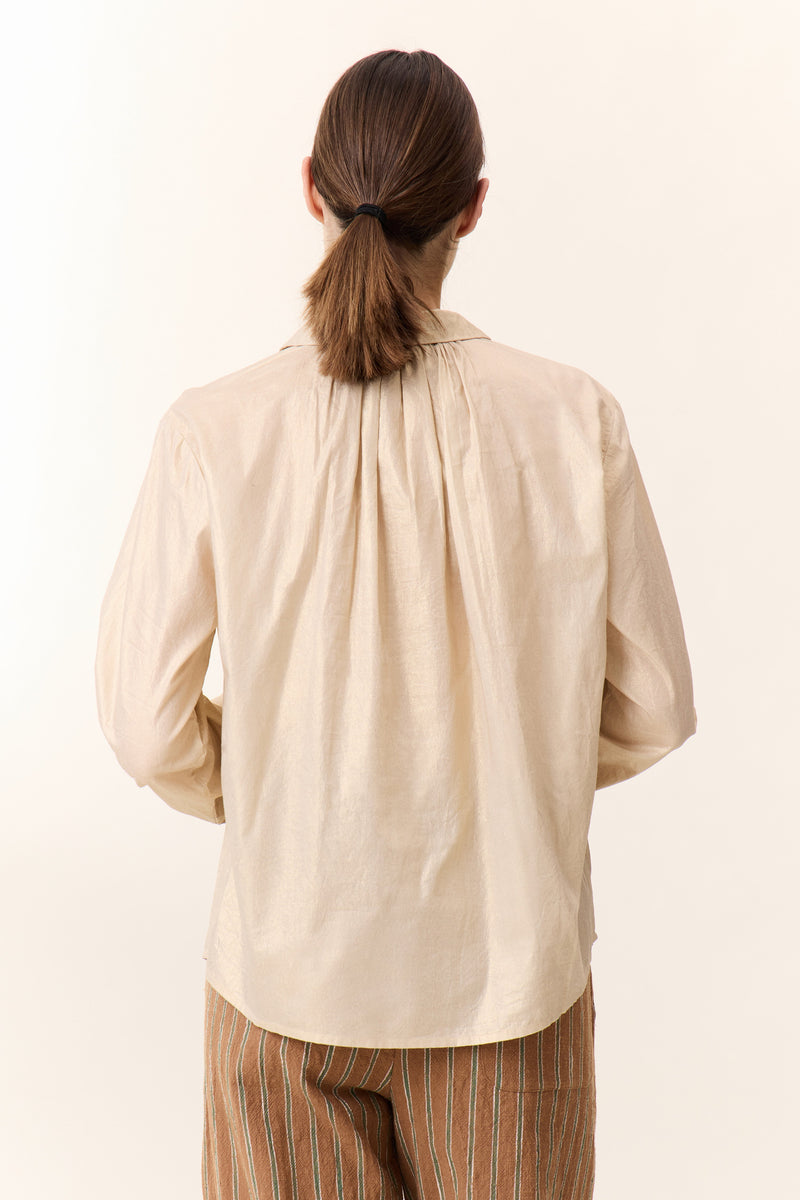 Leon & Harper - Chemise Cob Foil - Gold