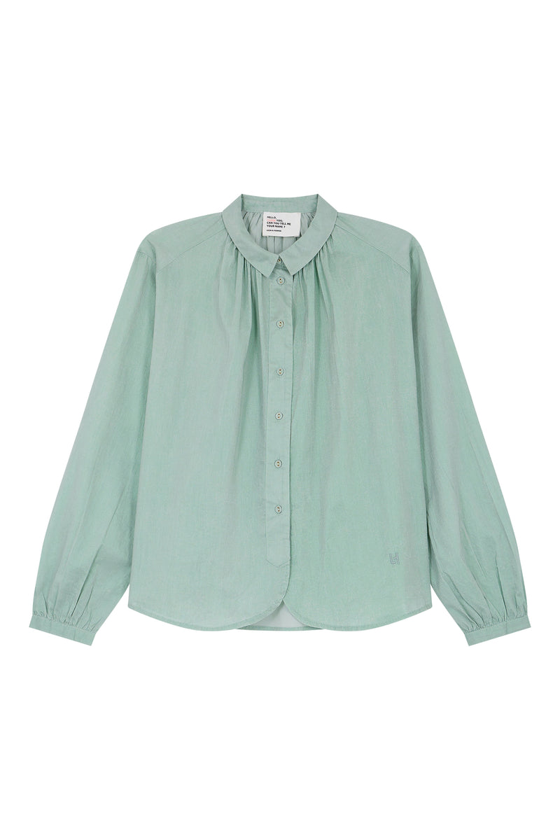 Leon & Harper - Chemise Cob Foil - Green