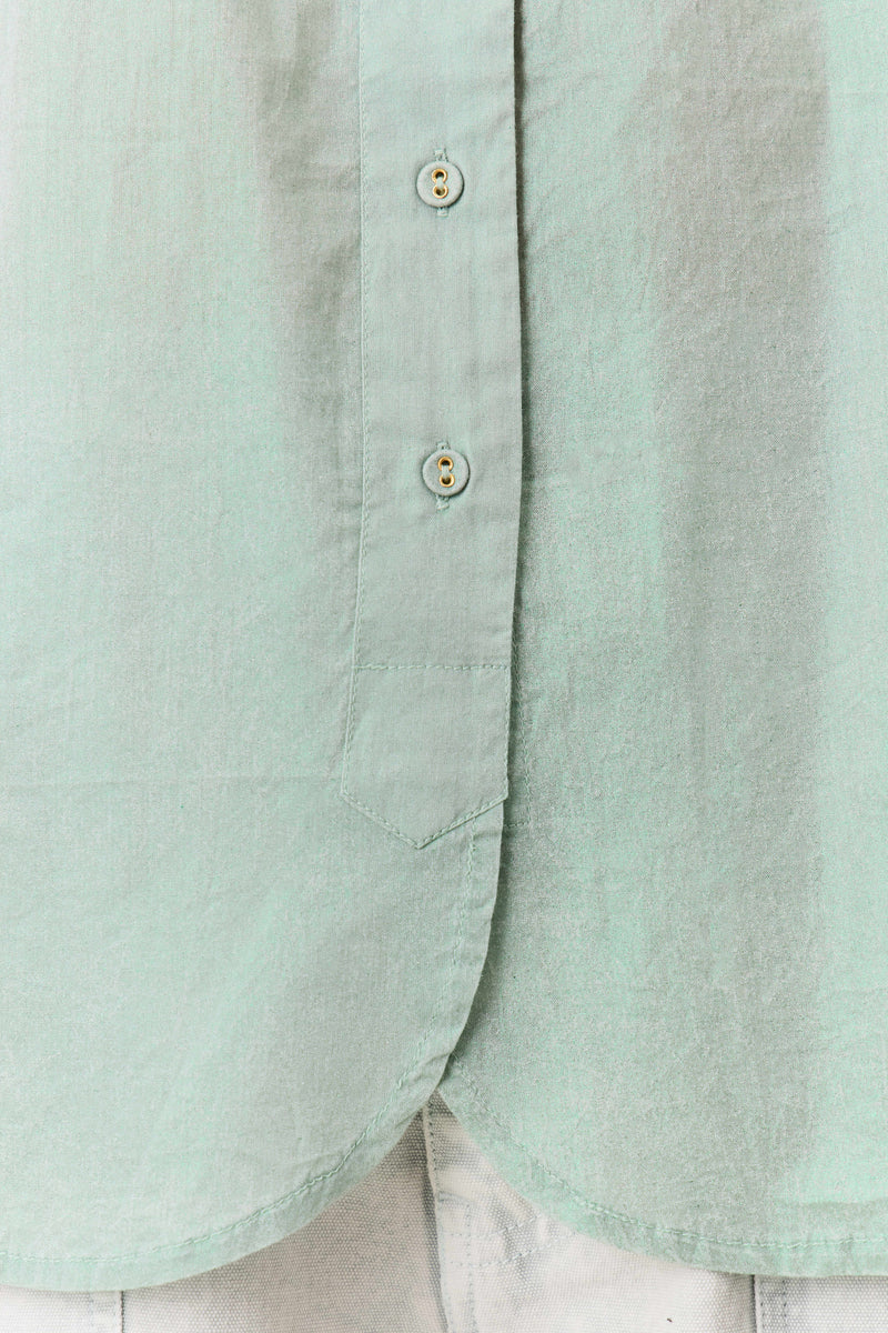 Leon & Harper - Chemise Cob Foil - Green