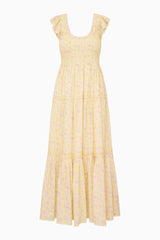 LoveShackFancy - Chessie Blooming Floral Maxi Dress