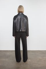 Leather Minimal Jacket