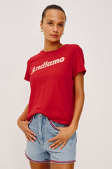 Rails - Giadzy The Classic Crew T-Shirt - Andiamo Tomato
