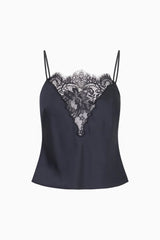 LoveShackFancy - Constantina Top - Black