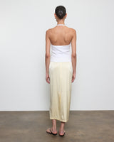 Enza Costa - Lustre Column Skirt - Flan