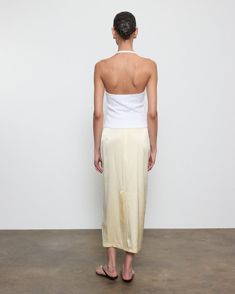 Enza Costa - Lustre Column Skirt - Flan