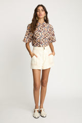 Taryn Top in Tuscan Tile