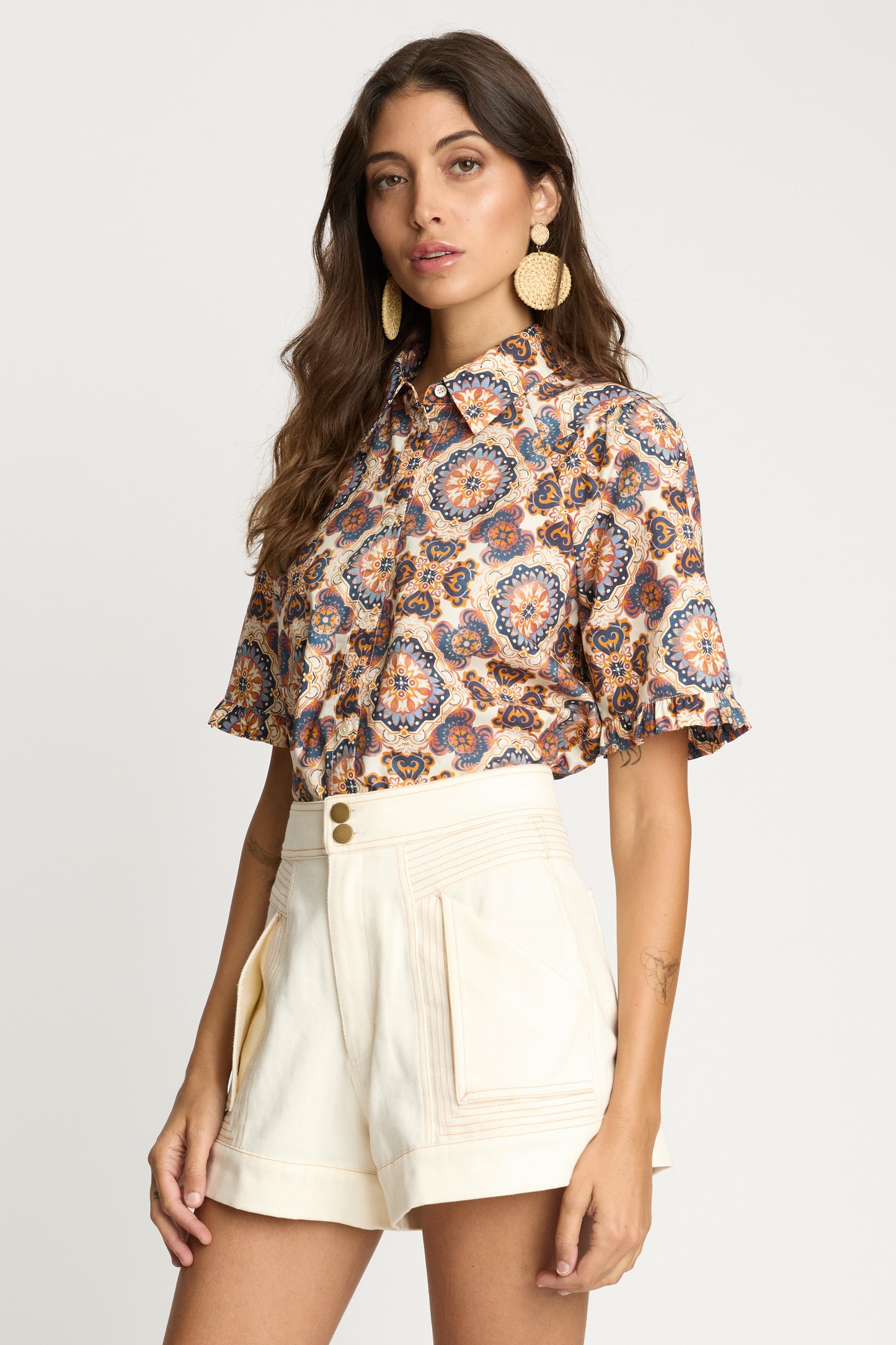 Taryn Top in Tuscan Tile