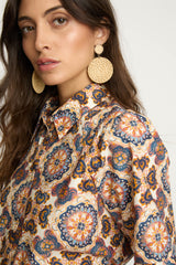 Taryn Top in Tuscan Tile