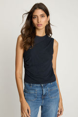 Devi Top in Navy