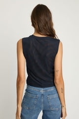 Devi Top in Navy