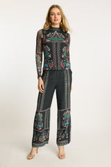 Marta Top in Twilight Bloom