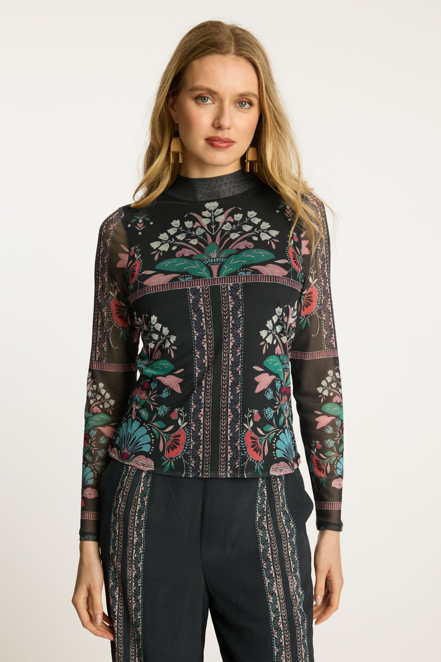 Marta Top in Twilight Bloom
