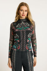 Marta Top in Twilight Bloom