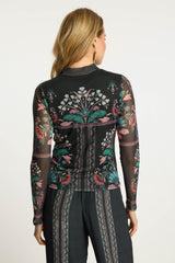 Marta Top in Twilight Bloom