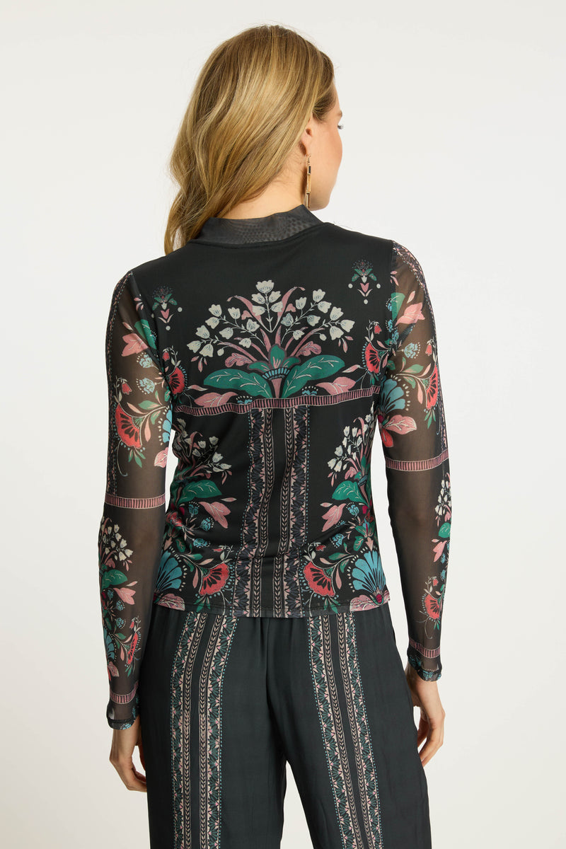 Marta Top in Twilight Bloom