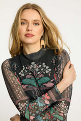 Marta Top in Twilight Bloom