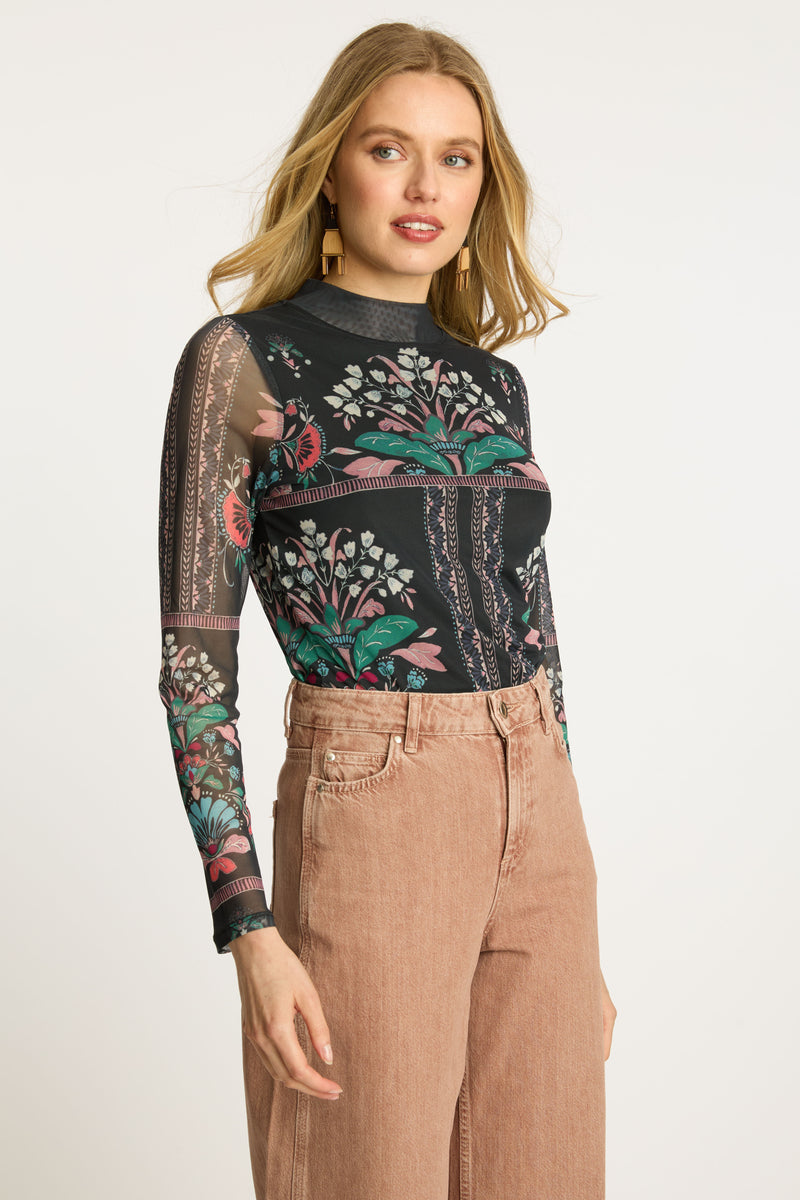 Marta Top in Twilight Bloom