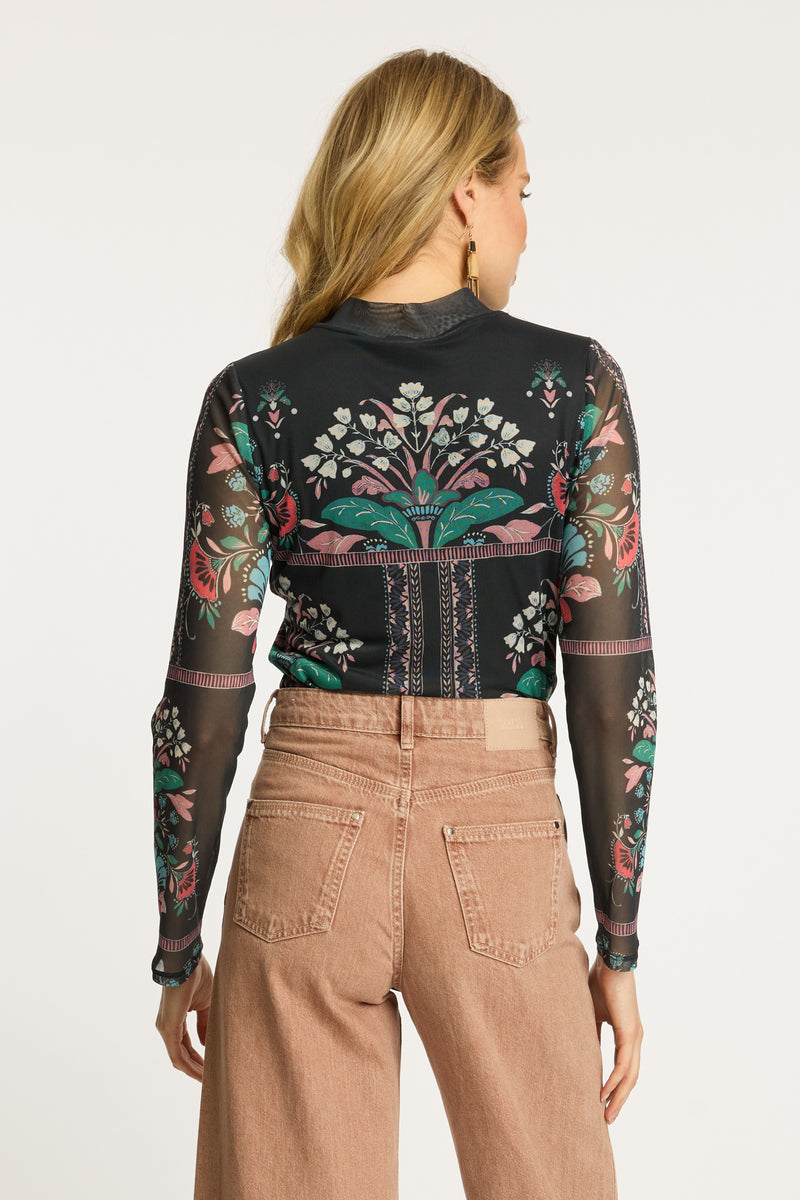 Marta Top in Twilight Bloom