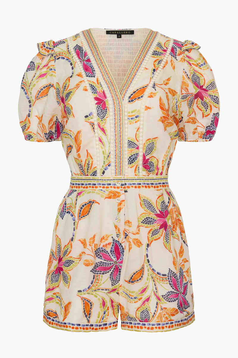Caballero - Dany Romper - Stitched Flower