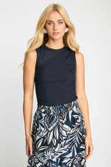 Devi Top in Navy