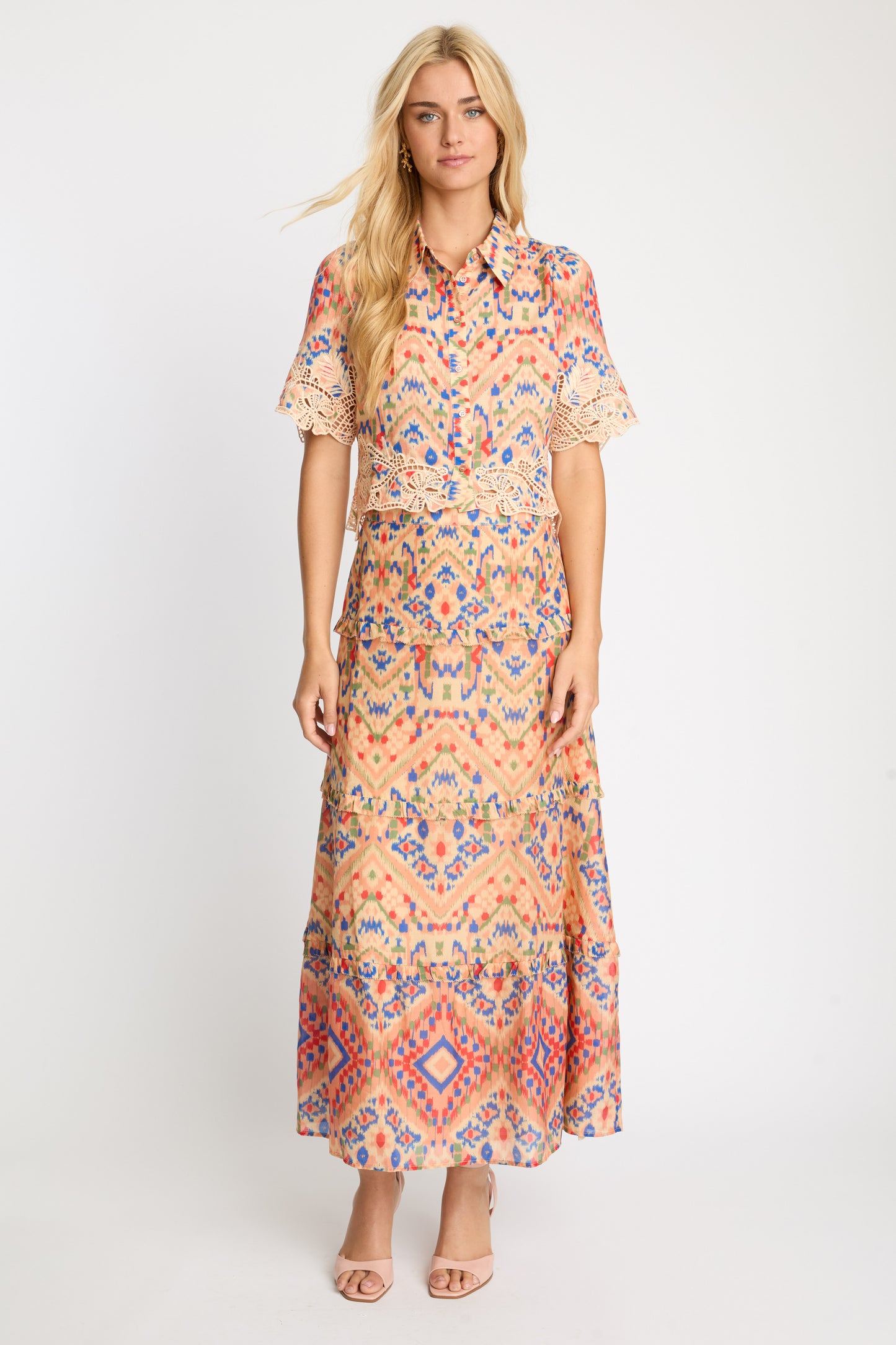 Tay Top in Sunset Ikat