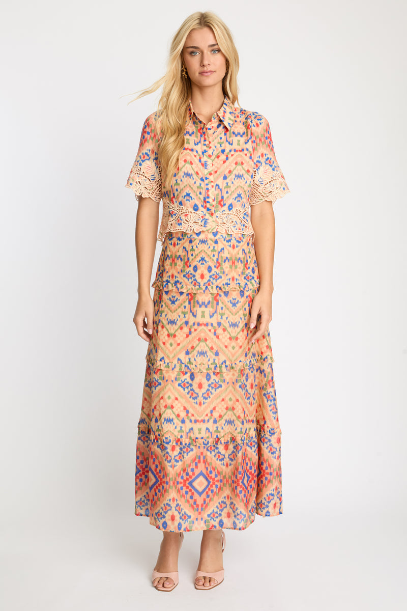 Tay Top in Sunset Ikat