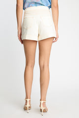 Essie Short in Cream Denim Twill