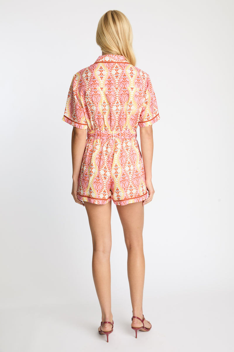 Marilyn Romper in Heritage Floral
