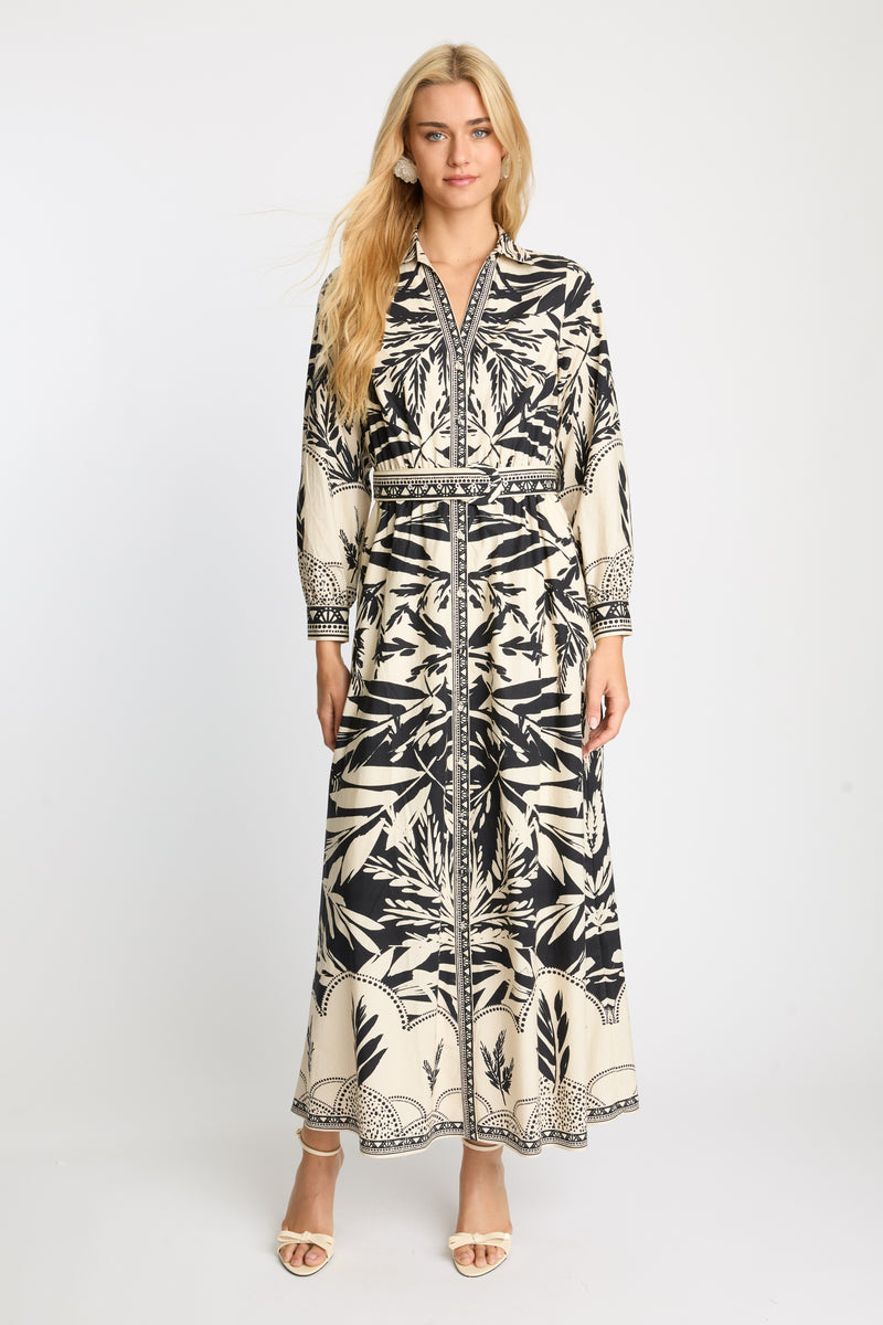 Talia Dress in Ambergrain