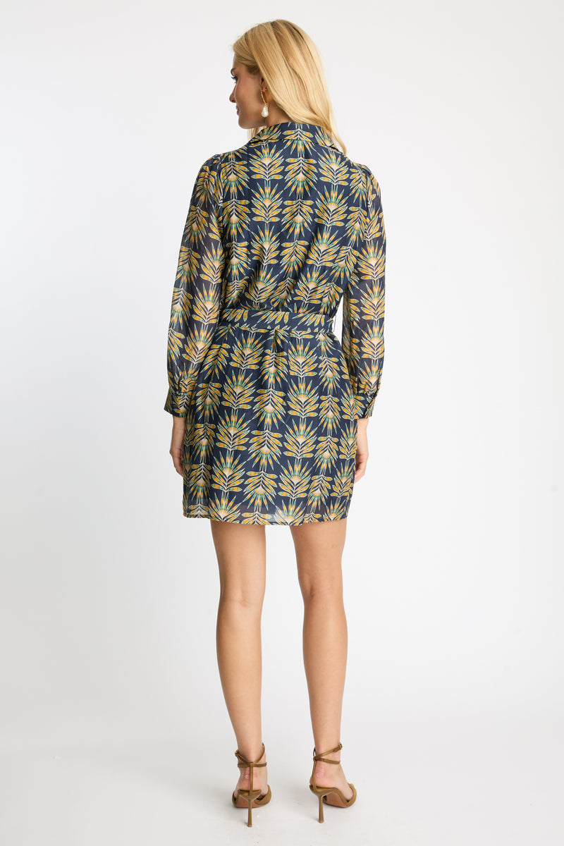 Lucy Dress in Deco Plume