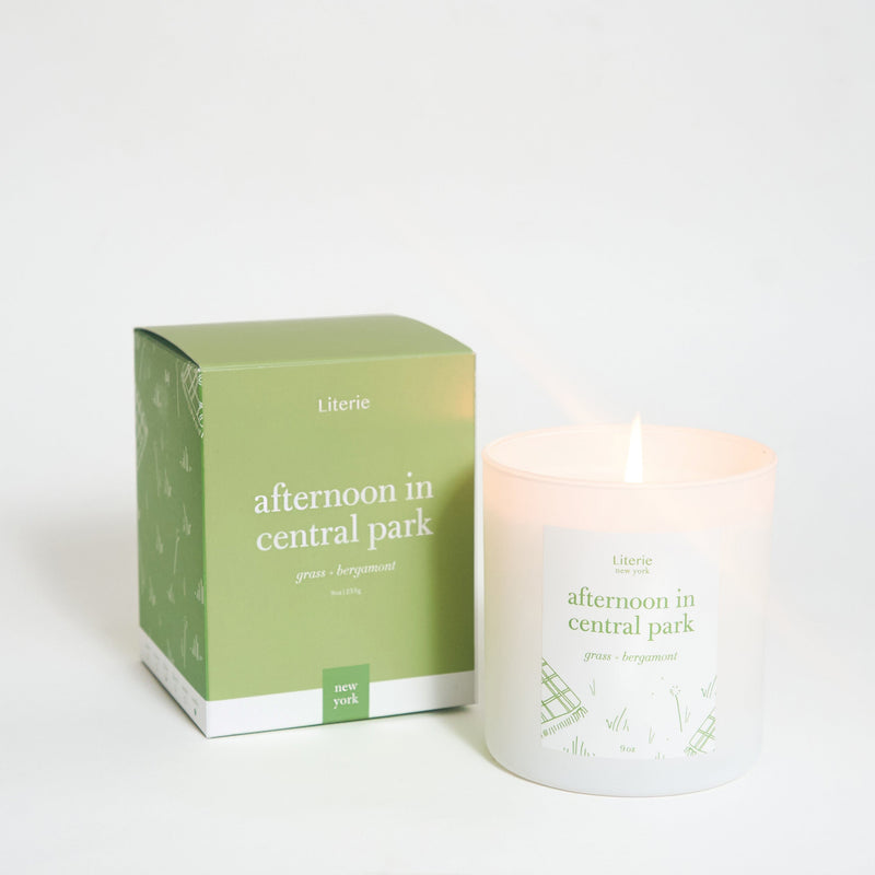 Afternoon In Central Park  Candle
