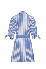 Cara Cara - Caro Mini Dress - Seersucker Blue