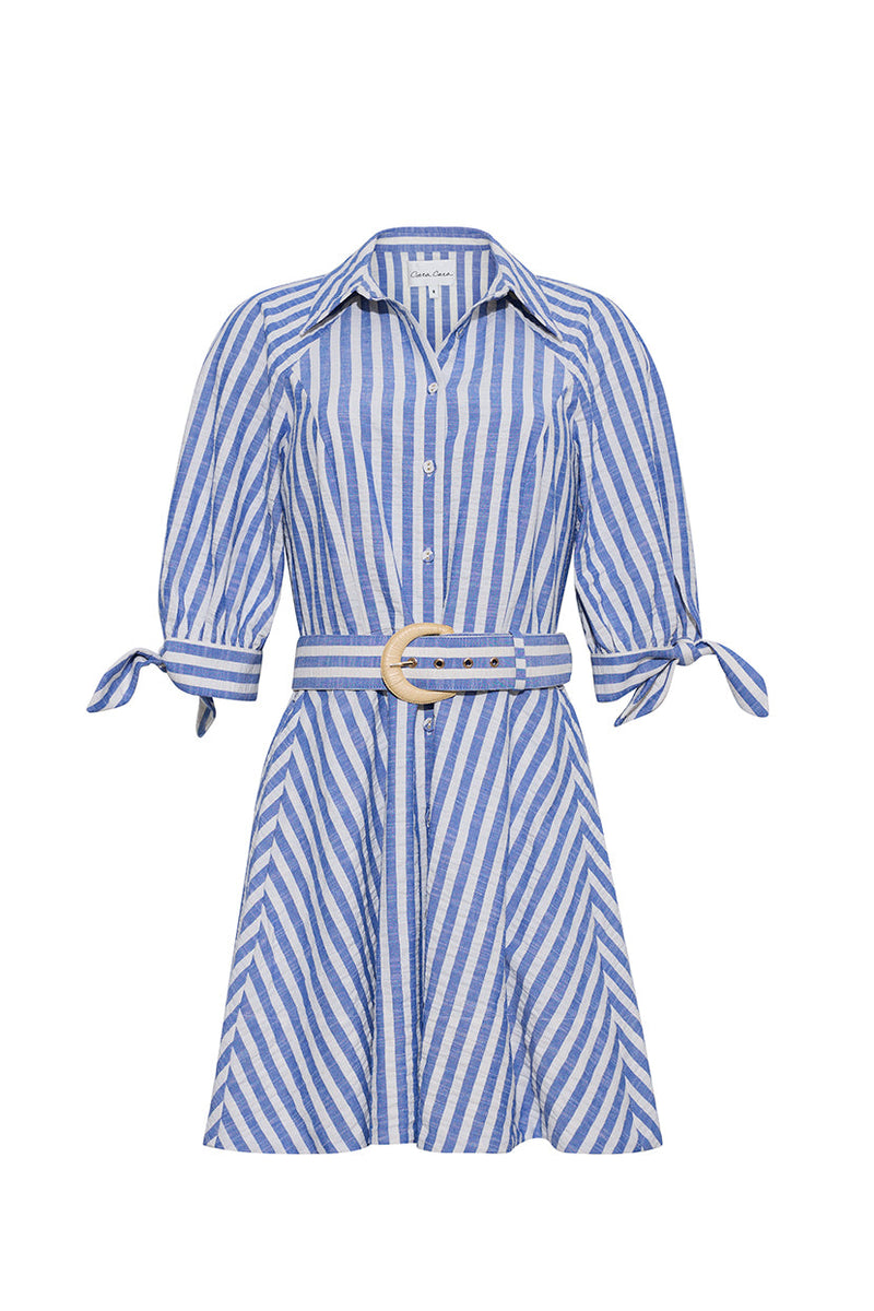 Cara Cara - Caro Mini Dress - Seersucker Blue