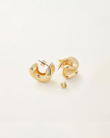 Jenny Bird - Chunky Doune Hoops - High Polish Gold