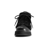 ROAM - Cloud Moto Lace-Up Boot Vegan Leather & Shearling - Black