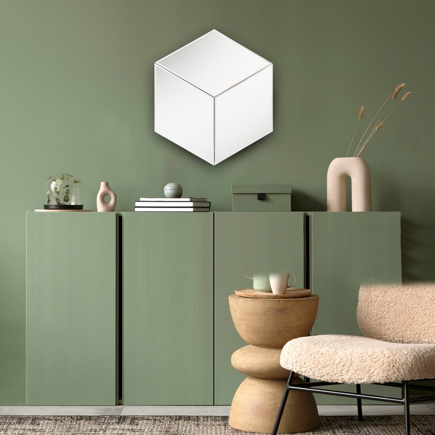 Reversible Isometric XL - Mirror - Reversible - Contemporary Wall Art