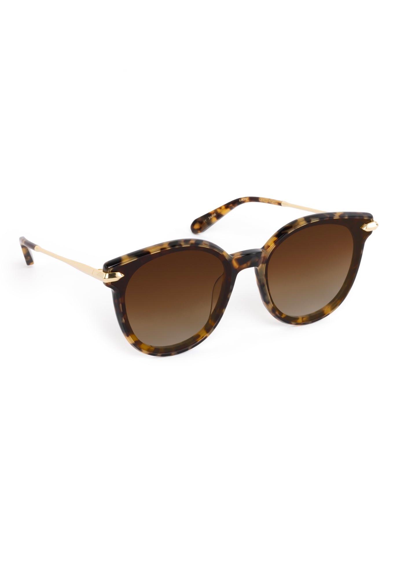 Krewe Sunglasses - Colette Nylon - Blonde Tortoise 18K