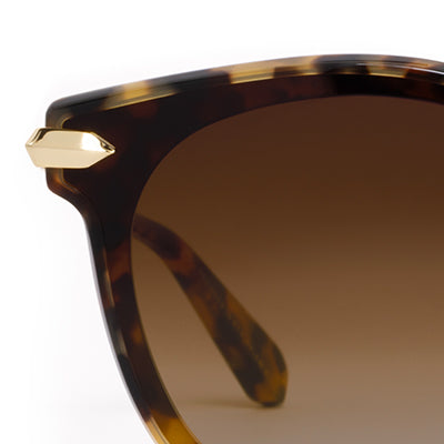 Krewe Sunglasses - Colette Nylon - Blonde Tortoise 18K