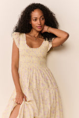 LoveShackFancy - Chessie Blooming Floral Maxi Dress