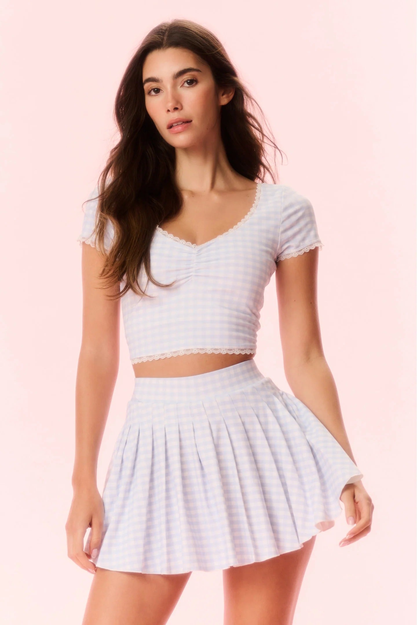 LoveShackFancy - Dancia Skirt - Beachside Blue